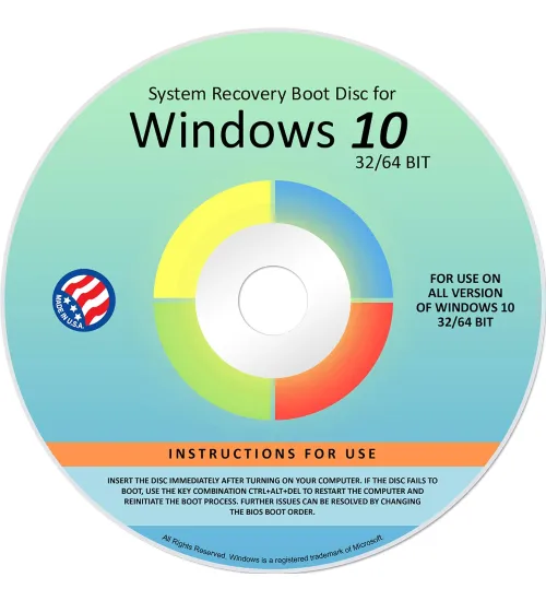 Ralix Reinstall DVD for Windows 10 32- and 64-bit versions. PC Fixing Made Easy: Recover, Restore, Repair Boot Disc, and Install to Factory Default!