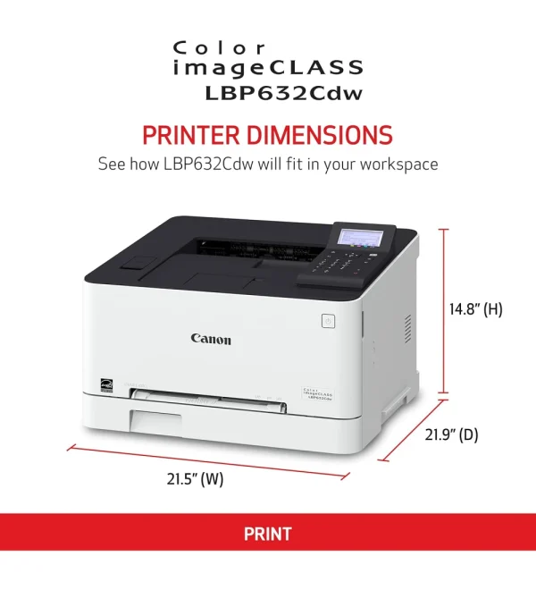 Canon Color imageCLASS  Wireless Mobile Ready Laser Printer - Image 2