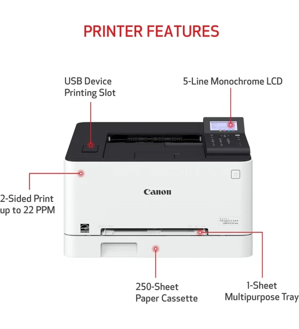 Canon Color imageCLASS  Wireless Mobile Ready Laser Printer - Image 3