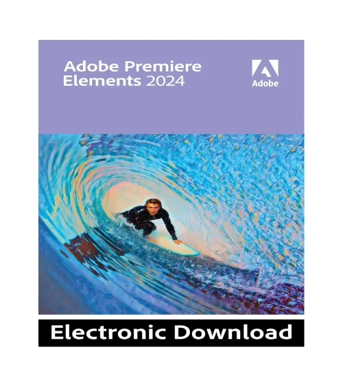 Adobe | Premiere Elements 2024 | PC Code | Software Download | Video Editing