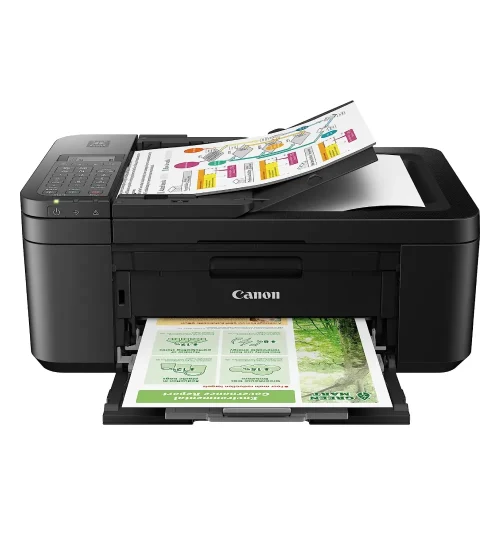 Canon PIXMA Wireless Color All-in-One Inkjet Printer, Black