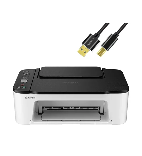 NeeGo Canon Wireless Inkjet Multifunction Printer, Mobile Printing with LCD Display, Copy, Scan, and Print