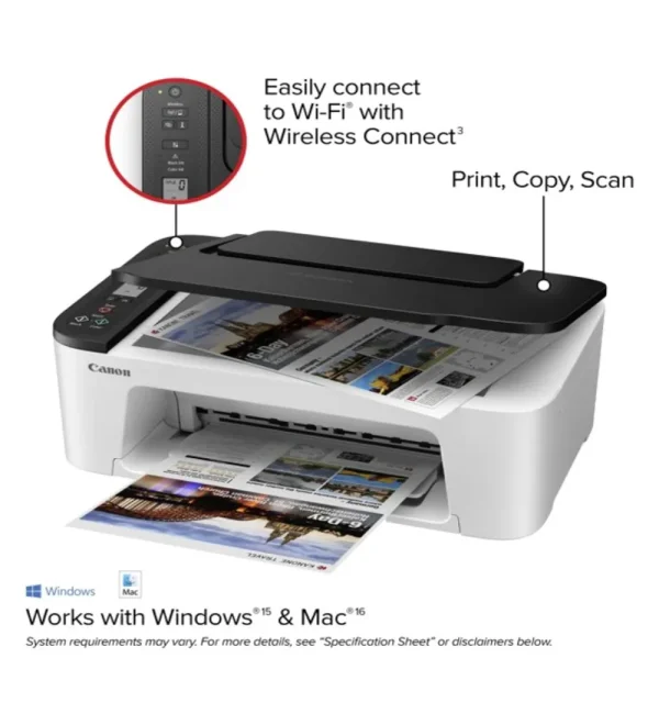 NeeGo Canon Wireless Inkjet Multifunction Printer, Mobile Printing with LCD Display, Copy, Scan, and Print - Image 4