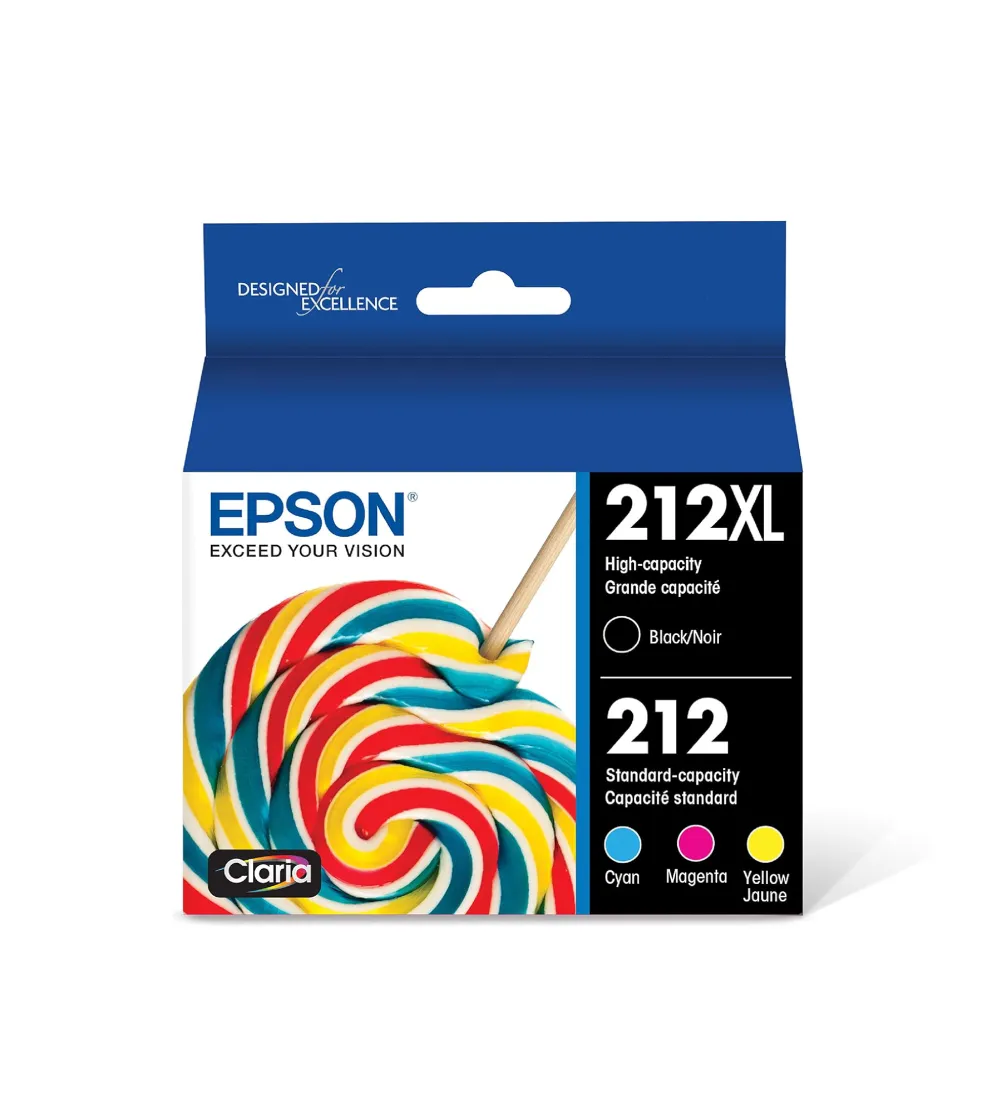 EPSON 212 High Capacity Black and Standard Colour Claria Ink Cartridge