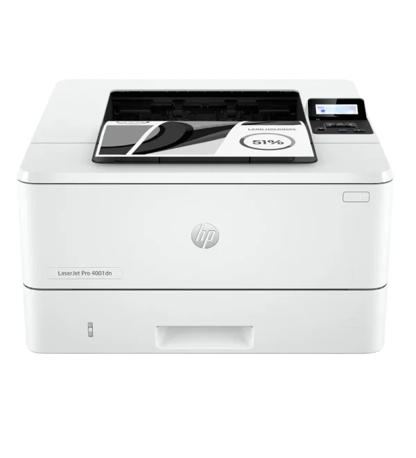 HP Laserjet Pro dn Single-Function Monochrome Laser Printer, White - Print only - Mobile Printing