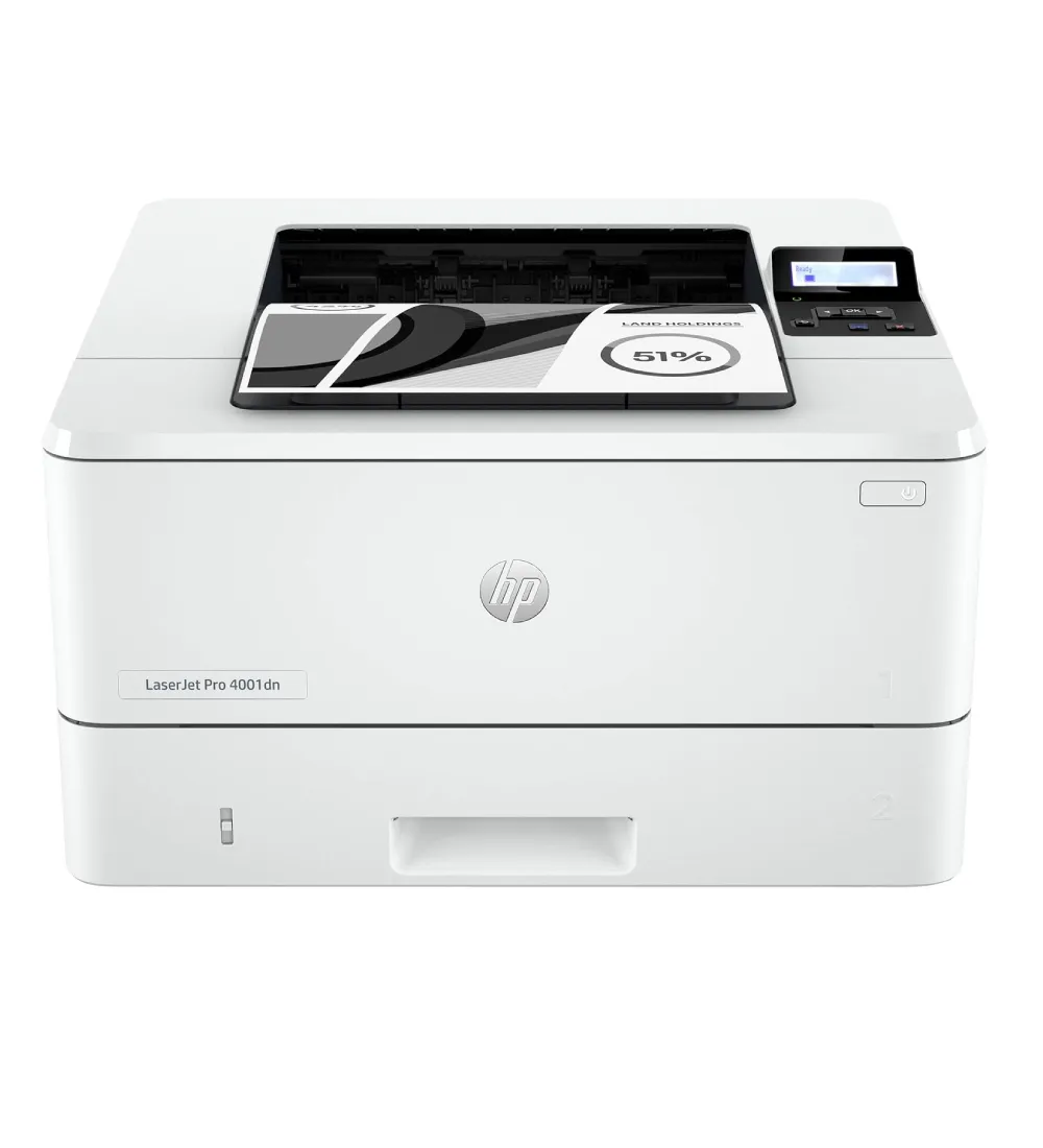 HP Laserjet Pro dn Single-Function Monochrome Laser Printer, White – Print only – Mobile Printing