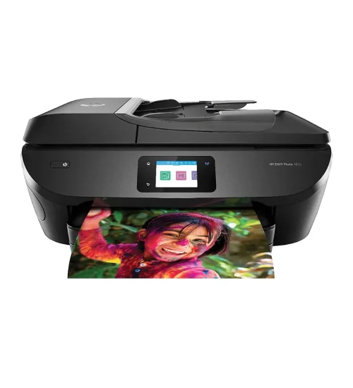 HP Envy Photo All-in-One Wireless Color Inkjet Printer – Black -Print Copy Scan Fax – 15 ppm, 4800 x 1200 dpi