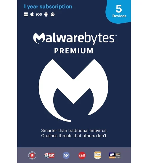 Malwarebytes Premium 4.5 Latest Version | 5 Devices, 1 Year