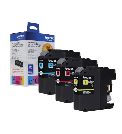 Brother Genuine Standard Yield Color Ink Cartridges, Replacement Color Ink Three Pack