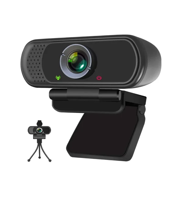 Webcam, HD Webcam 1080P with Privacy Shutter and Tripod Stand, Pro Streaming Web Camera with Microphone